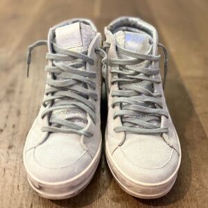 P448 Silver Glitter High-Tops